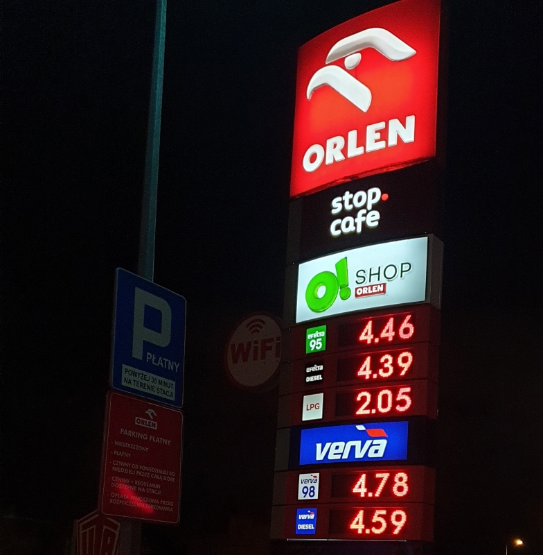 orlen ceny paliw
