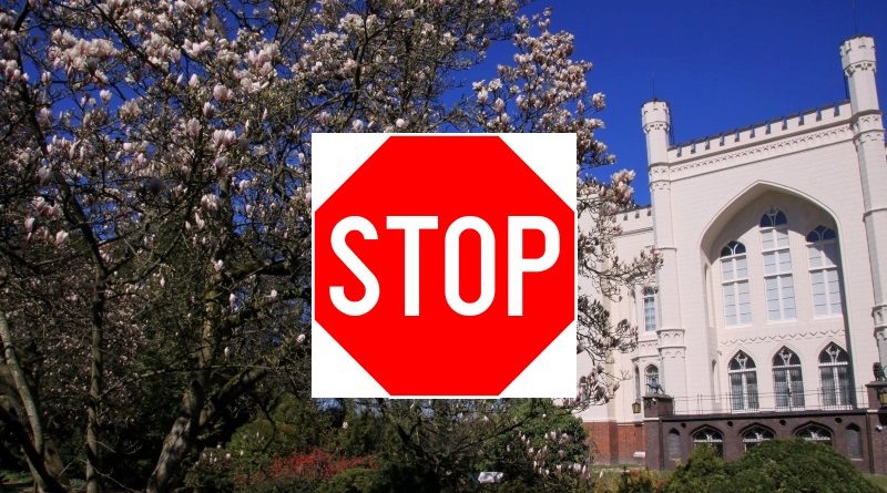 kórnickie arboretum zamknięte