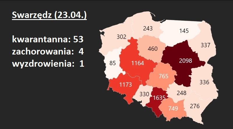 koronawirus kwarantanna Swarzędz 23.04.