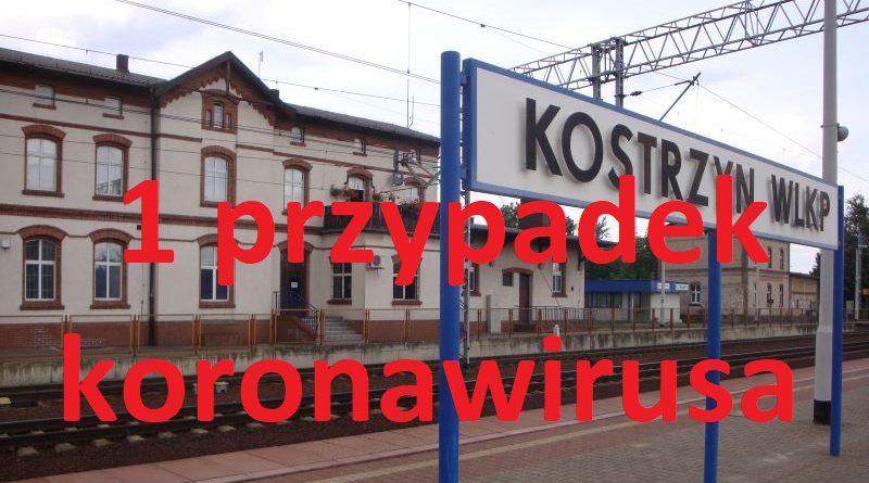 koronawirus Kostrzyn pierwszy przypadek