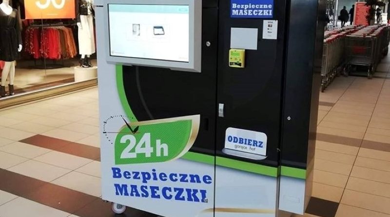 maseczkomat powiat koronawirus Swarzędz