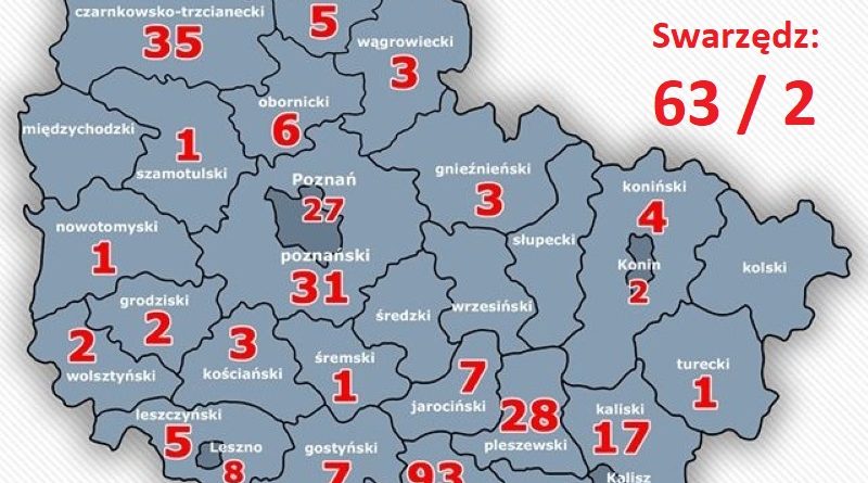 mniej osób kwarantannie koronawirus