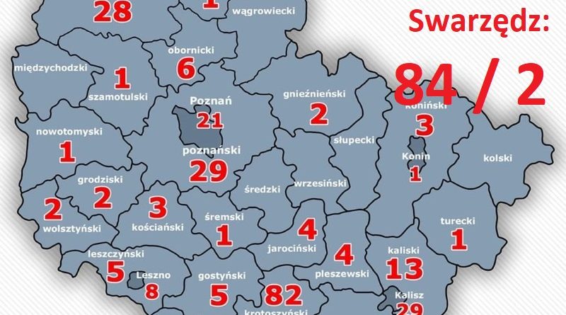 wielkopolska koronawirus zarażenia kwarantanna