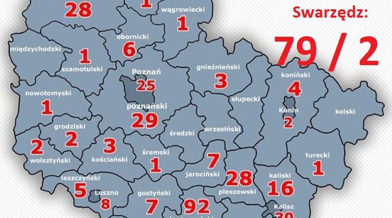 kwarantanna zarażenia wielkopolska swarzędz