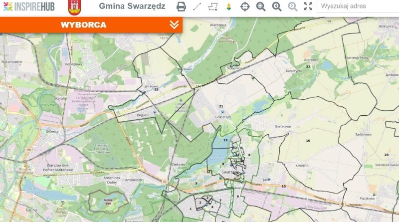 wyszukiwarka lokali wyborczych