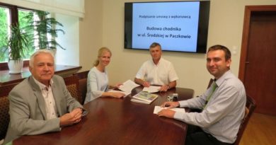 Chodnik w Paczkowie coraz bliżej