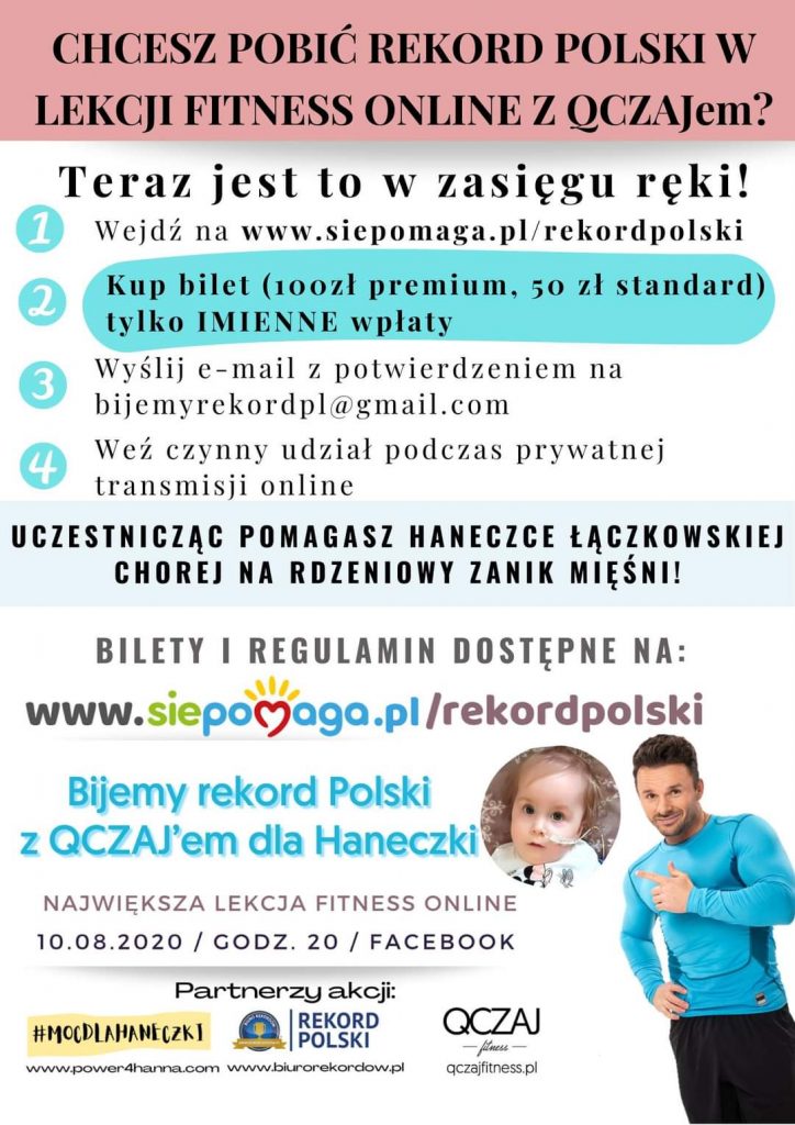 Ćwicz i pomóż chorej Hani