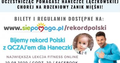 Ćwicz i pomóż chorej Hani