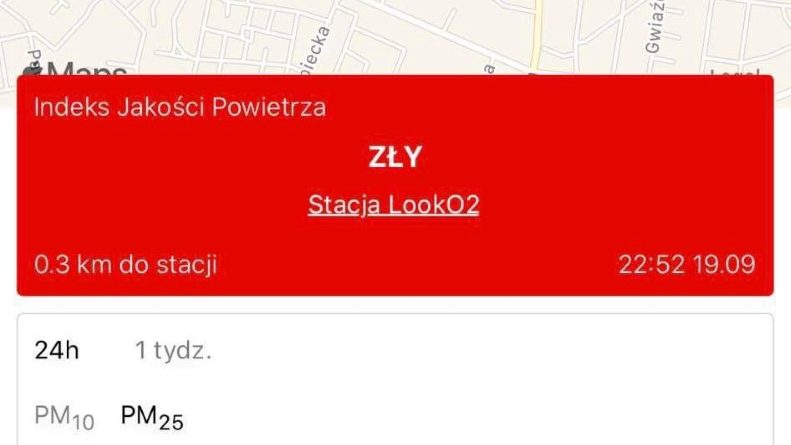 czujnik jakości powietrza w Swarzędzu