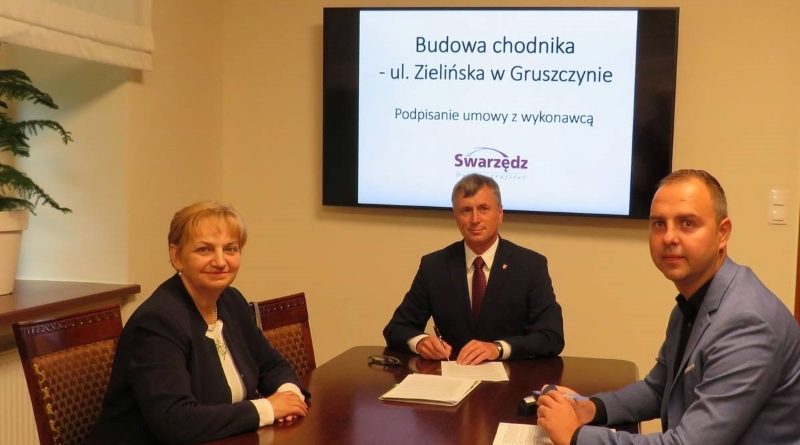 Gruszczyn będzie nowy chodnik