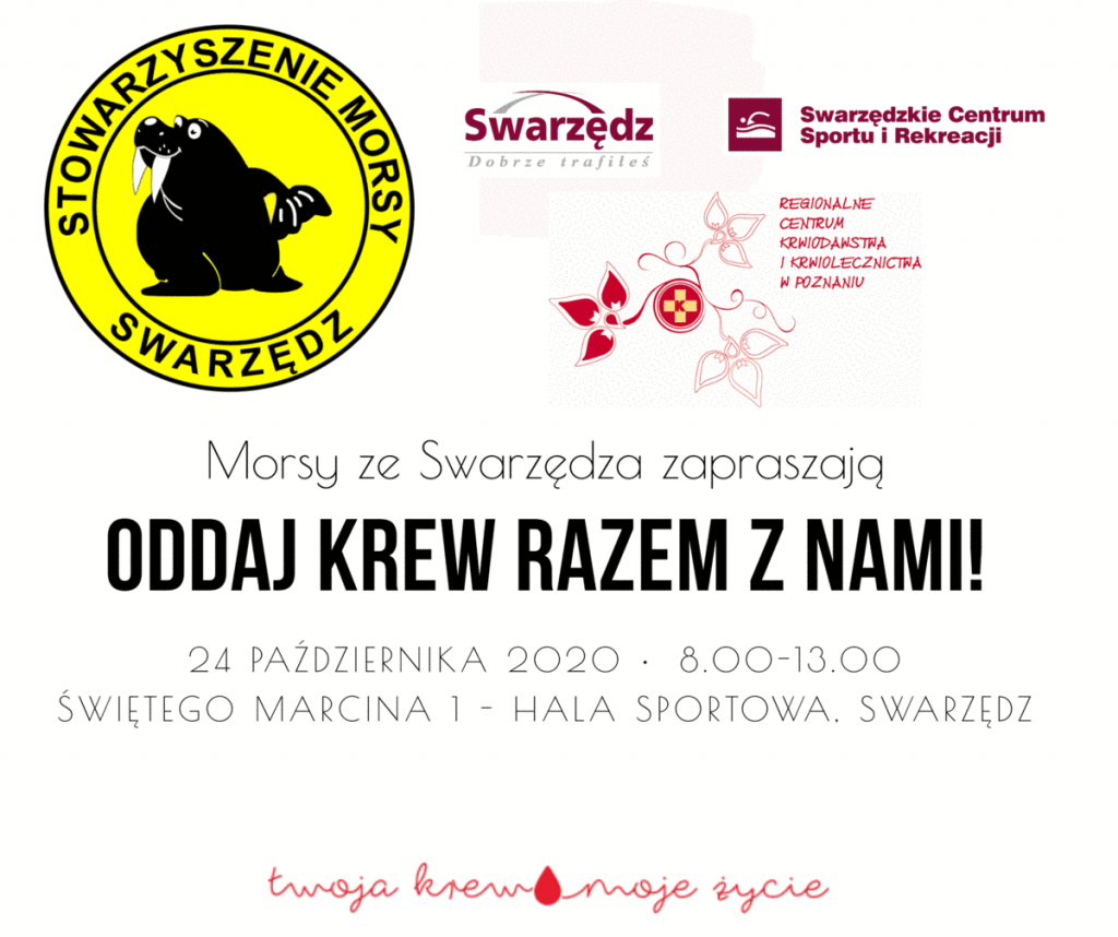 Oddaj krew ze swarzędzkimi Morsami