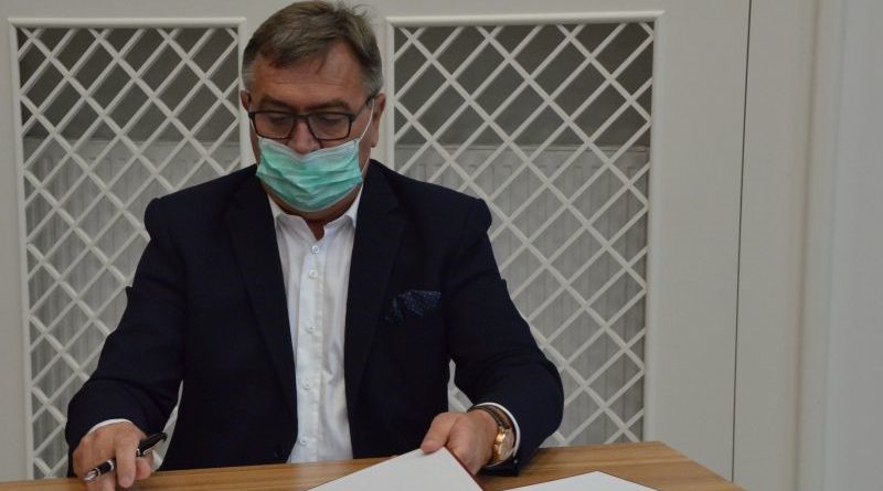 starosta grabkowski COVID w ciężkim stanie