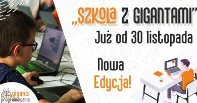Rusza Szkoła z Gigantami programowanie