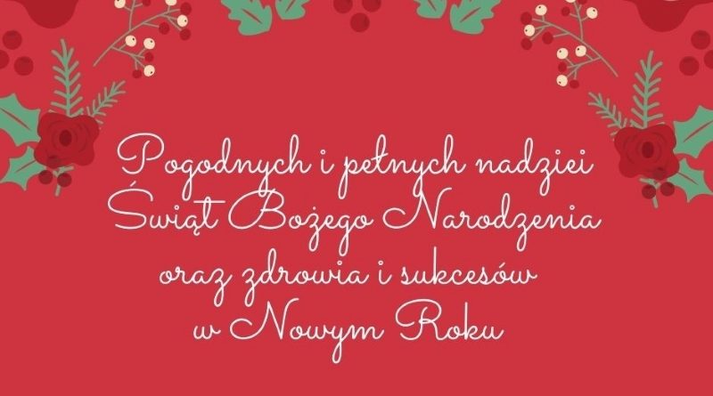 Wszystkiego najlepszego z okazji Świąt Bożego