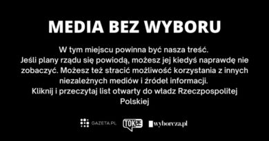 protest mediów bez wyboru