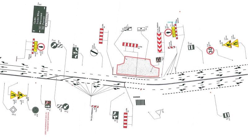 Utrudnienia na ulicy Polnej