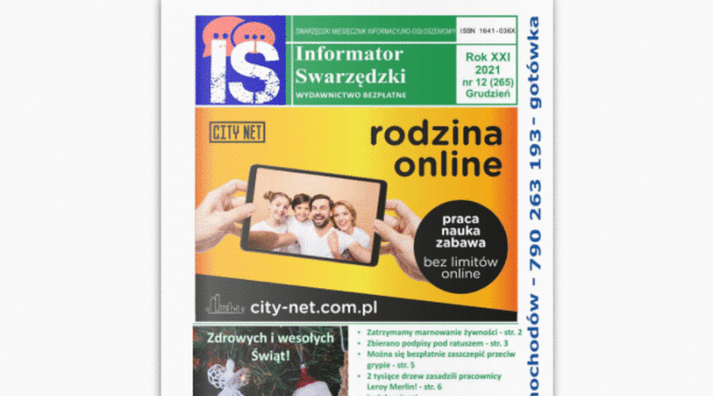 Bezpłatny miesięcznik Informator Swarzędzki