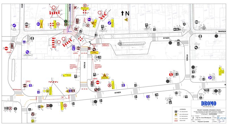 Zmiana organizacji ruchu na Rynku