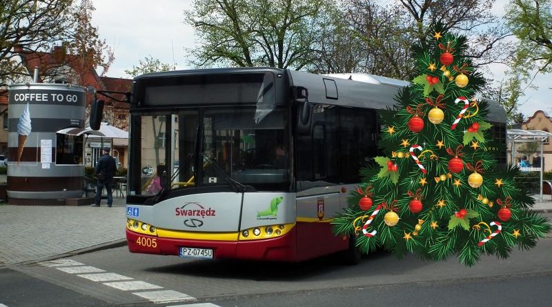 Świąteczny rozkład jazdy swarzędzkich
