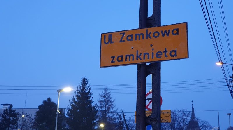 Całkowite zamknięcie ulicy Zamkowej