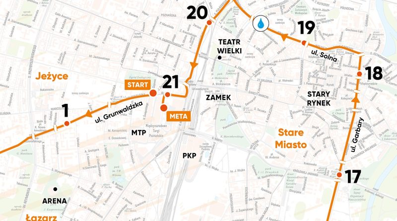 Bieg uliczny w Poznaniu