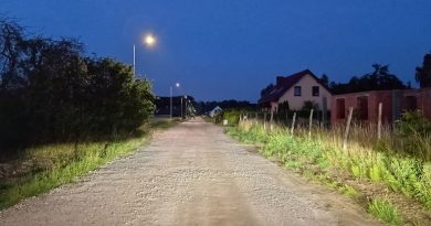 Ulica Falista już świeci