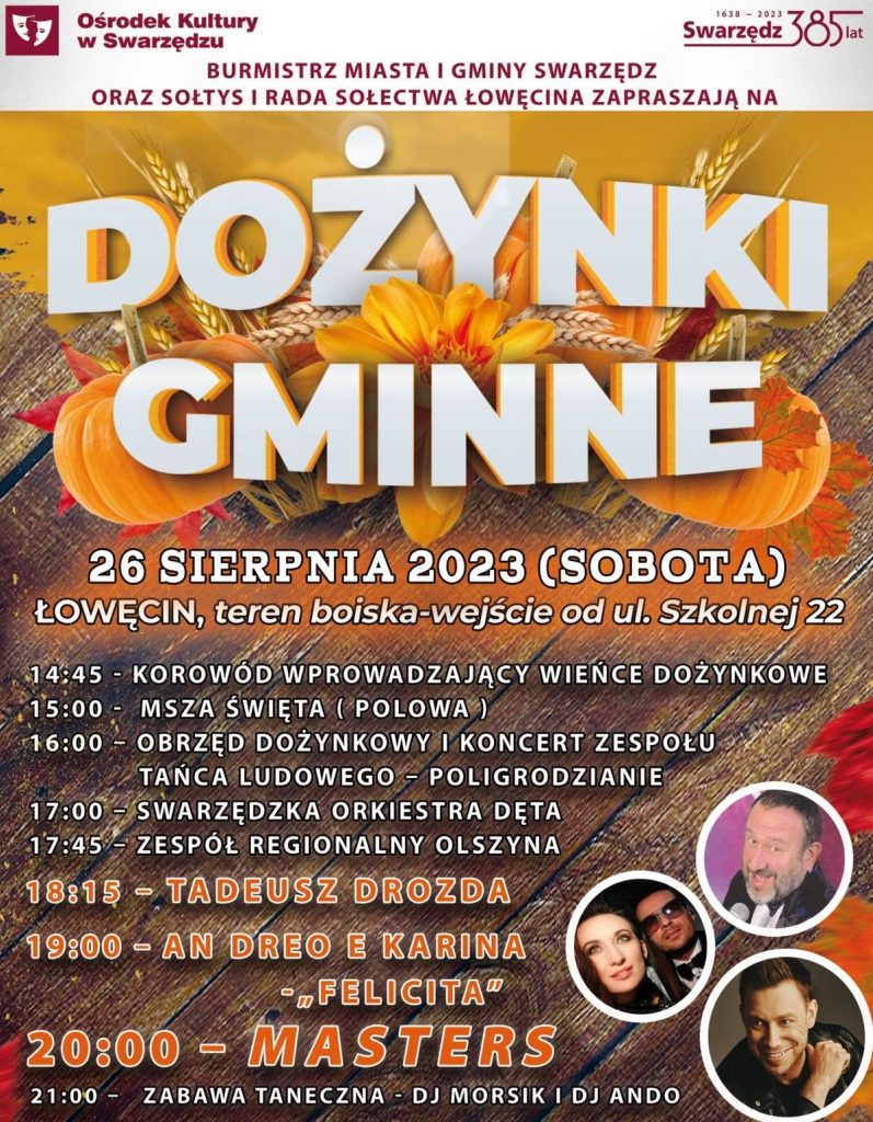 Dożynki Gminne 2023 w Łowęcinie
