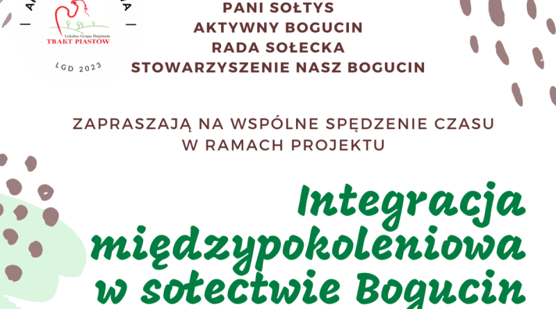Międzypokoleniowe warsztaty integracyjne w Bogucinie