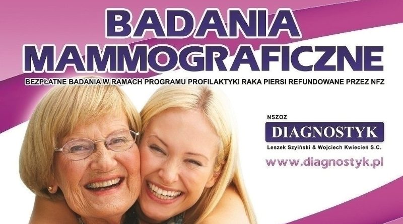 Badania mammograficzne w sierpniu