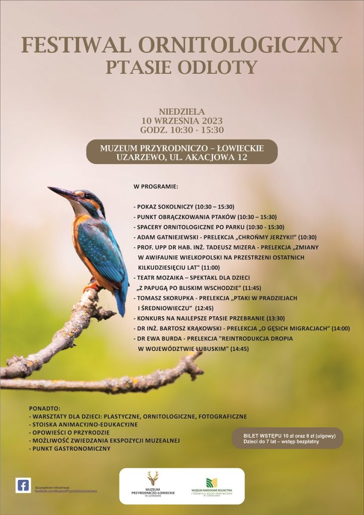 Festiwal ornitologiczny w Muzeum w Uzarzewie