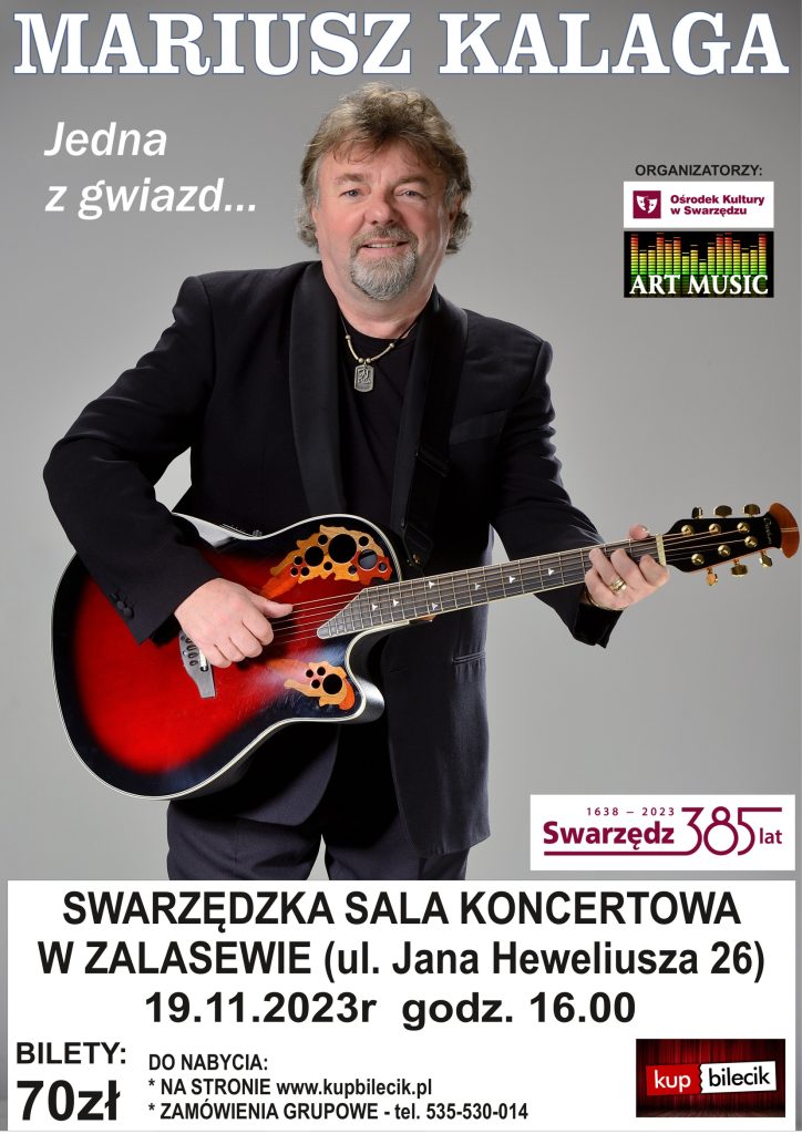 Mariusz Kalaga wystąpi w Zalasewie