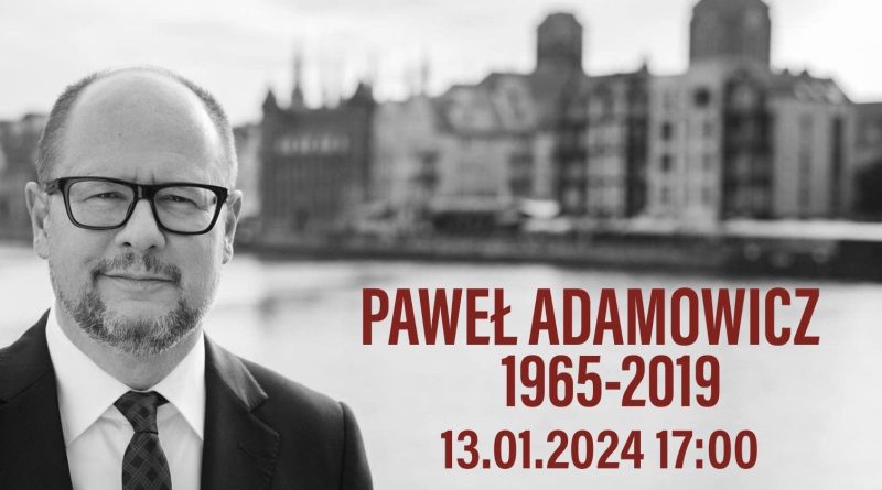 Uczczą pamięć Pawła Adamowicza