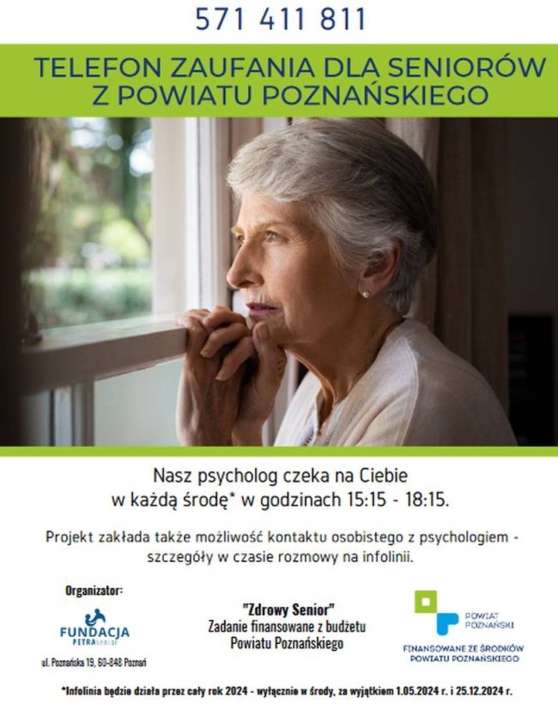 Wsparcie psychologiczne dla seniorów