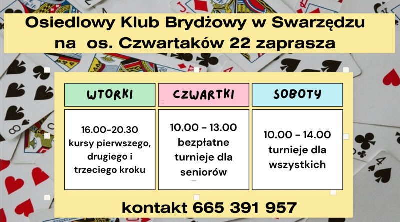 Osiedlowy Klub Brydżowy w Swarzędzu