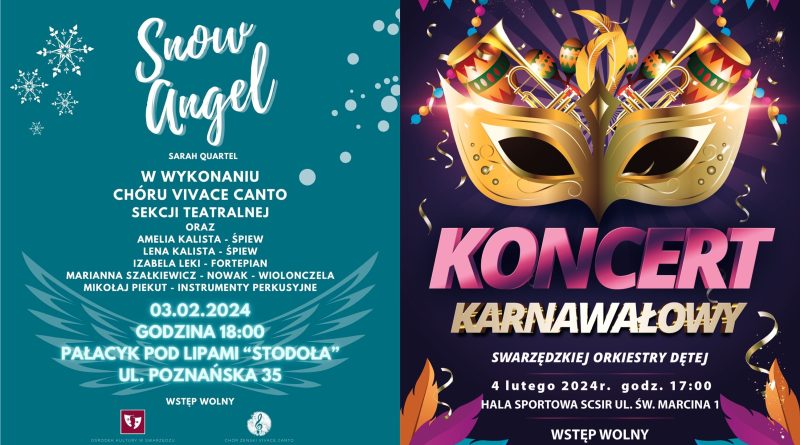 Dwa darmowe koncerty