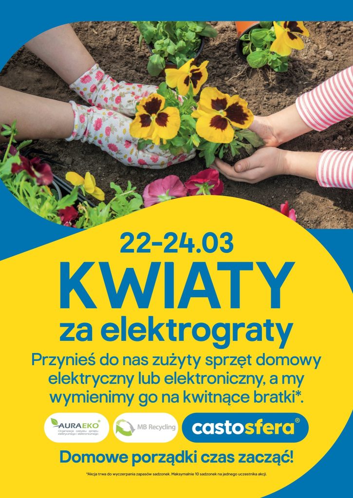 Kwiaty za elektrograty