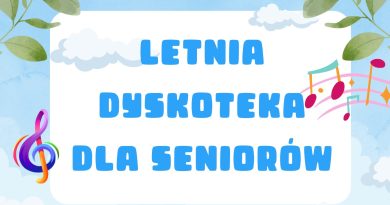 Letnia dyskoteka dla Seniorów