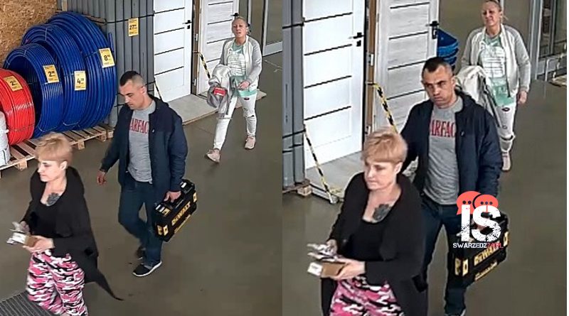 Kradzież sprzętu w Castoramie