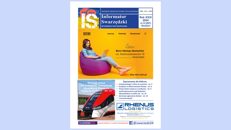 Sierpniowe wydanie Informatora Swarzędzkiego