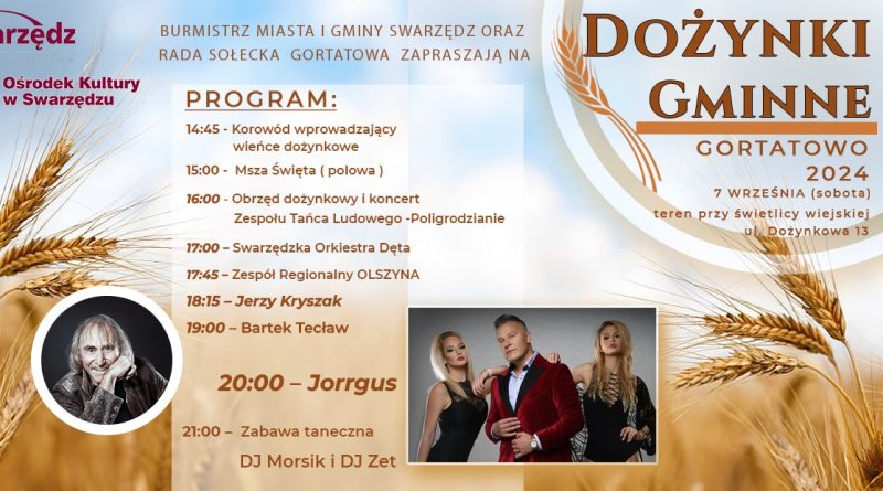 Dożynki Gminne 2024 w Gortatowie