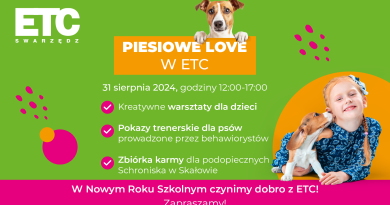 Piesiowe Love w ETC Swarzędz