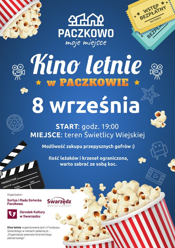 Paczkowo zaprasza na Kino Letnie
