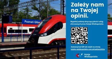 Koleje Wielkopolskie badają jakość