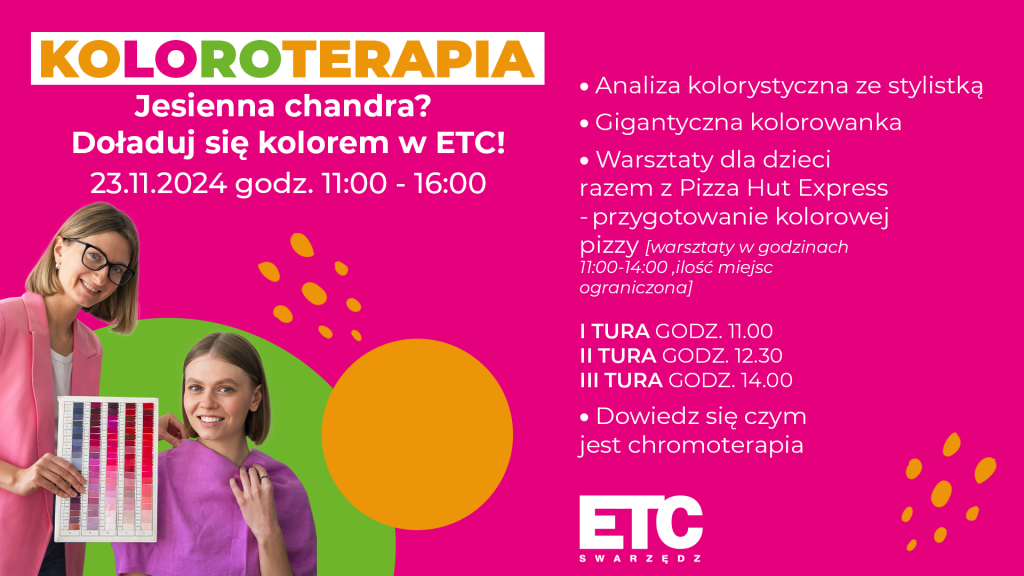 Koloroterapia czyli rozwiązanie na jesienną szarugę