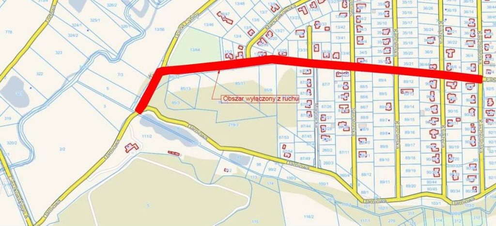 Utrudnienia w ruchu w Gortatowie