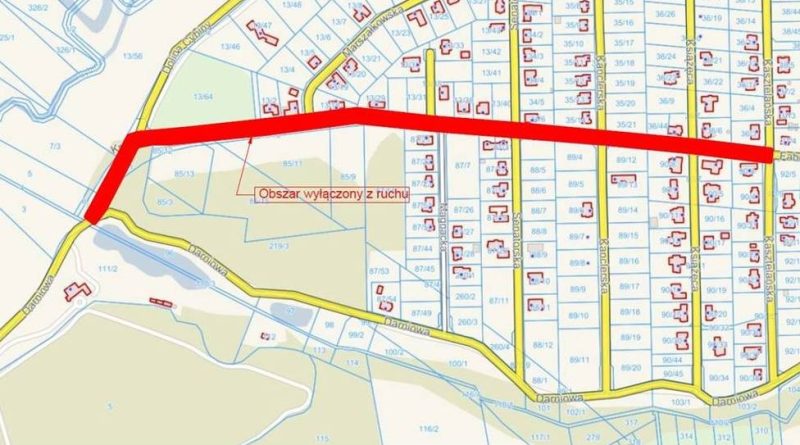 Utrudnienia w ruchu w Gortatowie