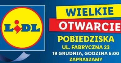Otwarcie sklepu Lidl w Pobiedziskach