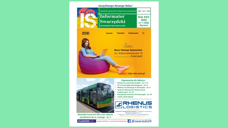 Pierwszy numer Informatora Swarzędzkiego