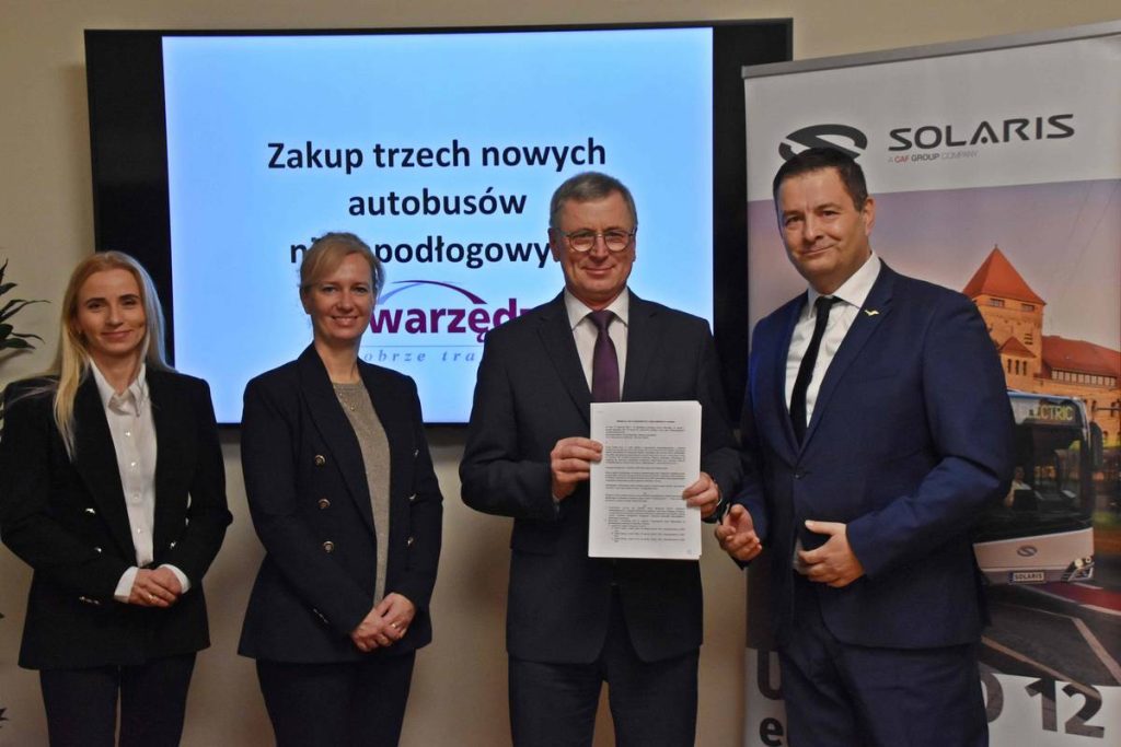 Nowe autobusy elektryczne dla Swarzędza