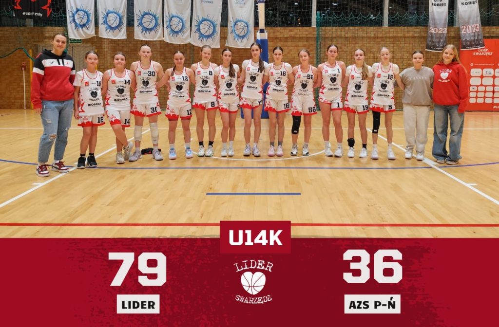 Grała koszykarska młodzież Lidera
